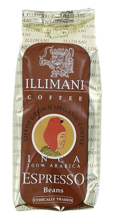 Illimani Inca espresso bonen bio (250 Gram)