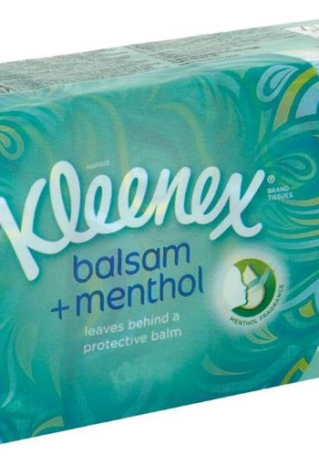Kleenex Balsam menthol zakdoekjes (8 Stuks)