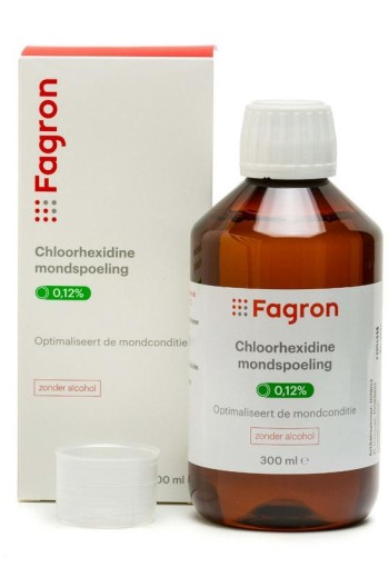 Fagron Chloorhexidine mondspoeling 0.12% (300 Milliliter)