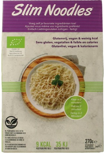 Slim Slim pasta noodles bio (270 Gram)