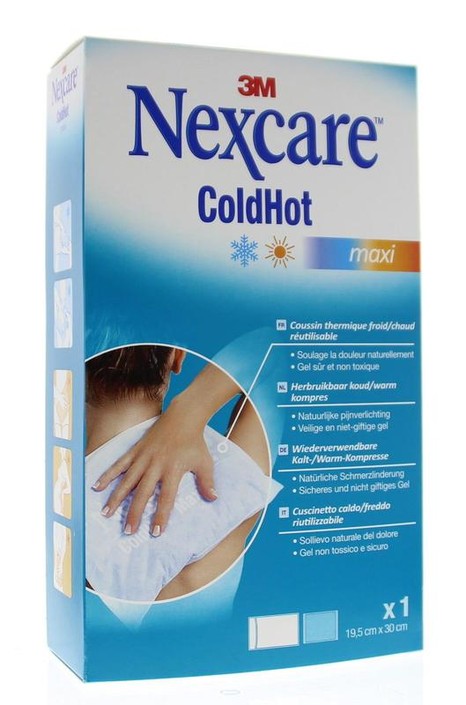 Nexcare Cold hot pack maxi 300 x 195mm inclusief hoes (1 Stuks)