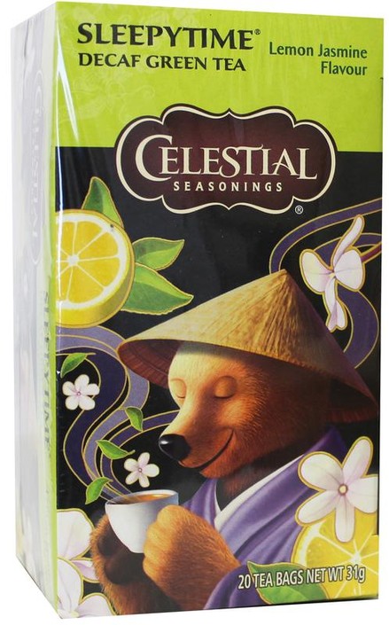 Celestial Season Sleepytime decaf green tea lemon jasmine (20 Zakjes)