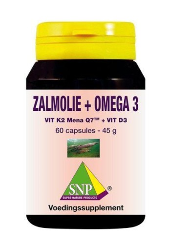 SNP Zalmolie & vit. K2 mena Q7 & vit. D3 & vit. E (60 Capsules)