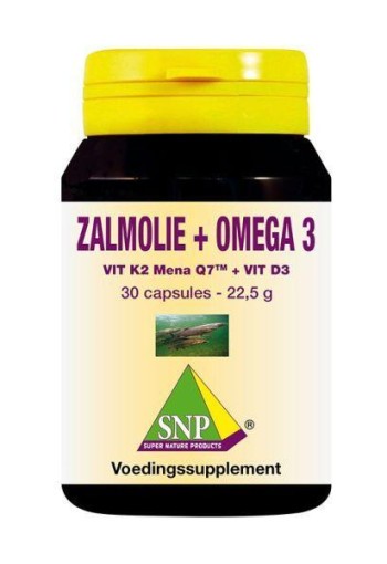 SNP Zalmolie & vit. K2 mena Q7 & vit. D3 & vit. E (30 Capsules)