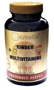 Artelle Kindermulti aardbei (100 Tabletten)
