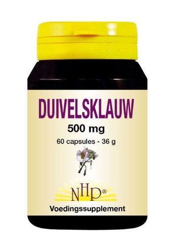 NHP Duivelsklauw 500mg (60 Capsules)