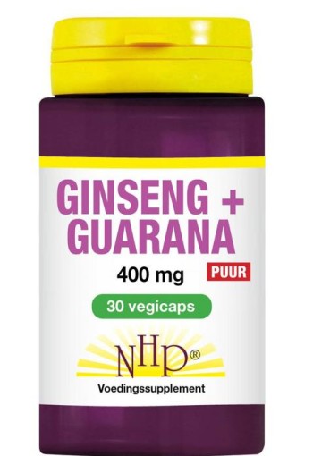 NHP Ginseng guarana 400mg puur (30 Capsules)