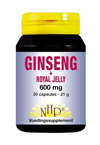 NHP Ginseng royal jelly 600mg (30 Capsules)