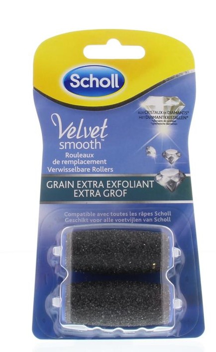 Scholl Velvet smooth refill grof diamond (2 Stuks)