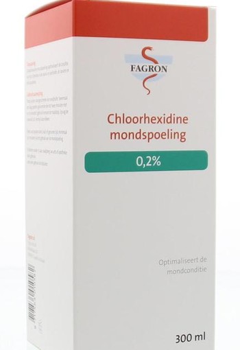 Fagron Chloorhexidine mondspoeling 0.2% (300 Milliliter)