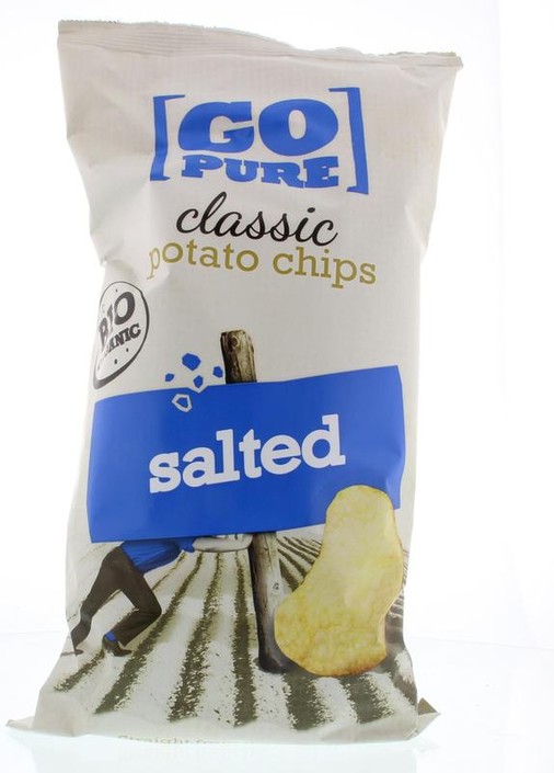 Go Pure Chips naturel gezouten bio (125 Gram)