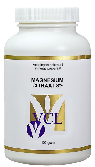 Vital Cell Life Magnesium citraat 80 mg poeder (100 Gram)