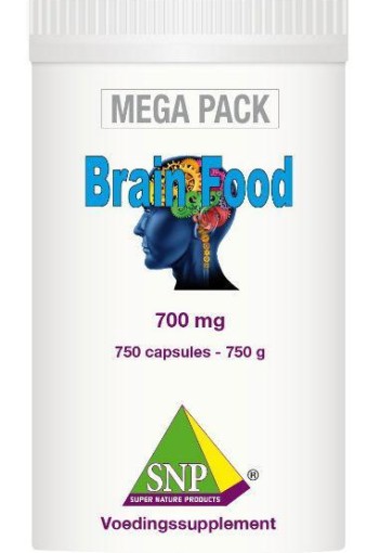 SNP Brainfood 700 mg megapack (750 Capsules)