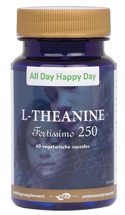 Alldayhappyday L-theanine 250mg (60 Vegetarische capsules)
