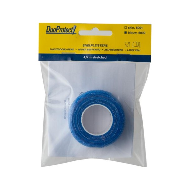Duoprotect Snelpleisters blauw (1 Rol)