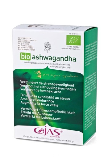 Ojas Bio aswagandha bio (60 Capsules)