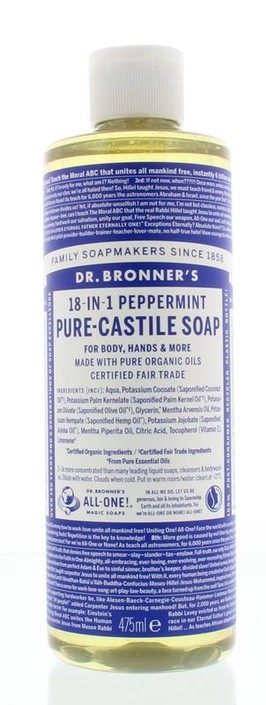 Dr Bronners Liquid soap peppermint (475 Milliliter)
