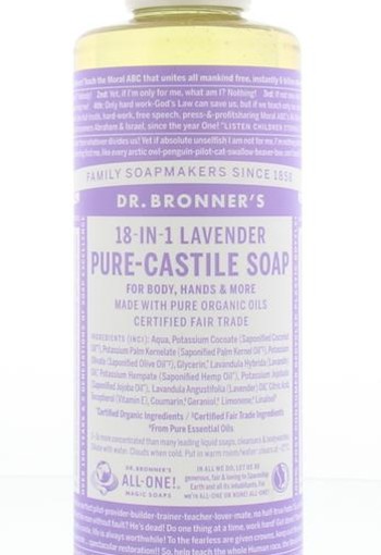 Dr Bronners Liquid soap lavender (240 Milliliter)
