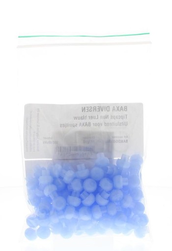 Baxa Tipcaps doseerspuit non luer blauw (100 Stuks)