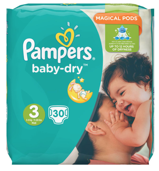 Pam­pers Ba­by dry Mi­di maat 3 / 30 stuks