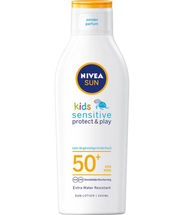 Nivea Sun protect & sensitive child sunmilk SPF50+ 200 Milliliter