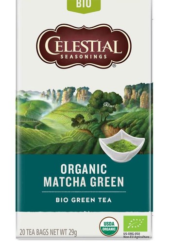 Celestial Season Organic matcha green bio (20 Zakjes)