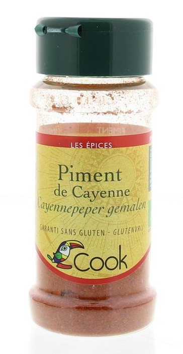 Cook Cayennepeper gemalen bio (40 Gram)