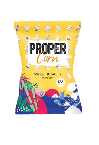 Propercorn Popcorn sweet & salty (90 Gram)