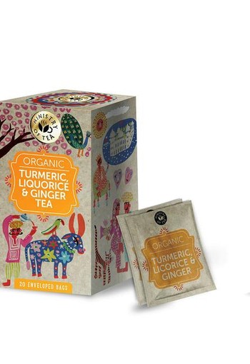 Ministry Of Tea Tumeric liquorice ginger bio (20 Zakjes)