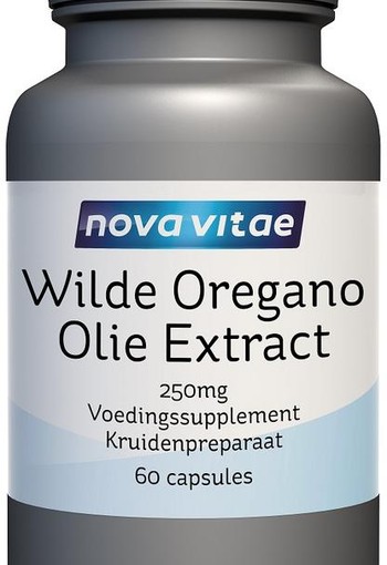 Nova Vitae Wilde oregano olie 250mg (60 Capsules)