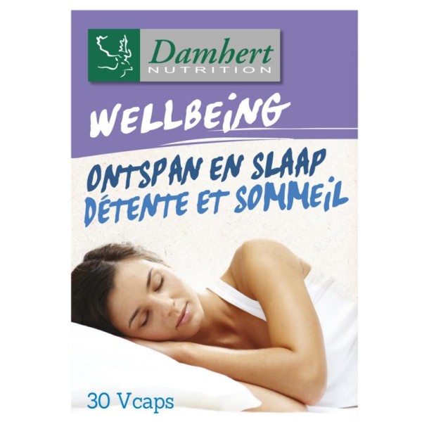 Damhert Ontspan & slaap supplement (30 Vegetarische capsules)