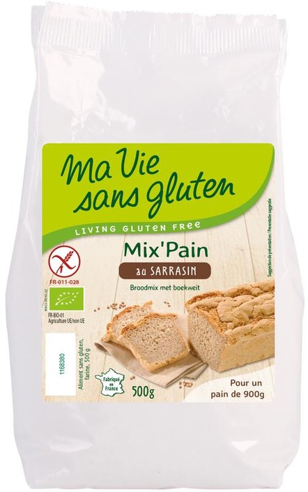 Ma Vie Sans Broodmeel met boekweit glutenvrij bio (500 Gram)