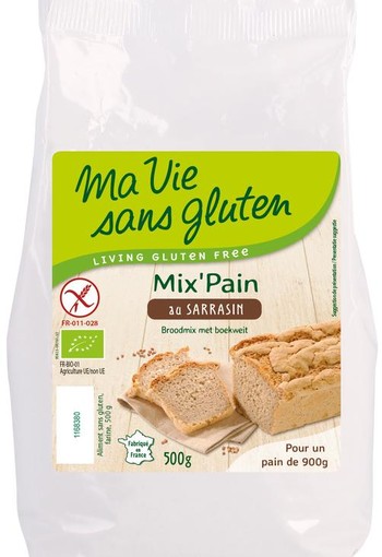 Ma Vie Sans Broodmeel met boekweit glutenvrij bio (500 Gram)