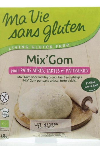 Ma Vie Sans Bindmiddel voor brood en gebak glutenvrij bio (60 Gram)
