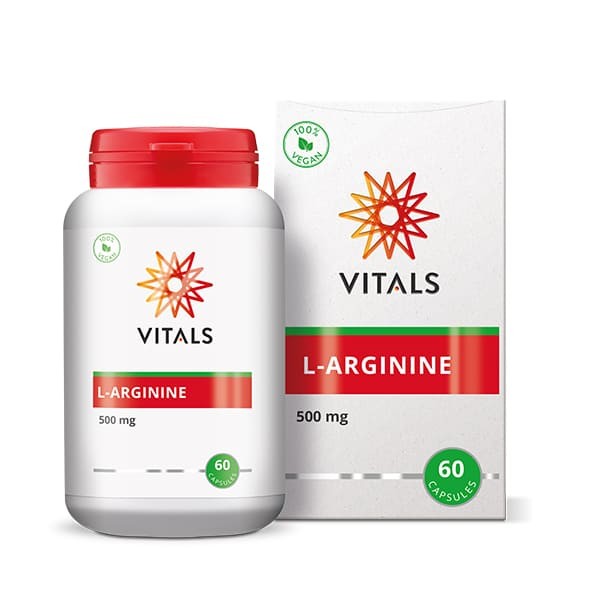 Vitals L-Arginine 500mg (60 Capsules)
