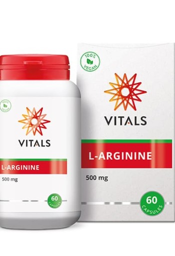 Vitals L-Arginine 500mg (60 Capsules)