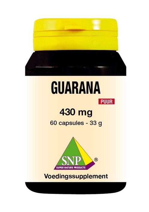 SNP Guarana 430 mg puur (60 Capsules)
