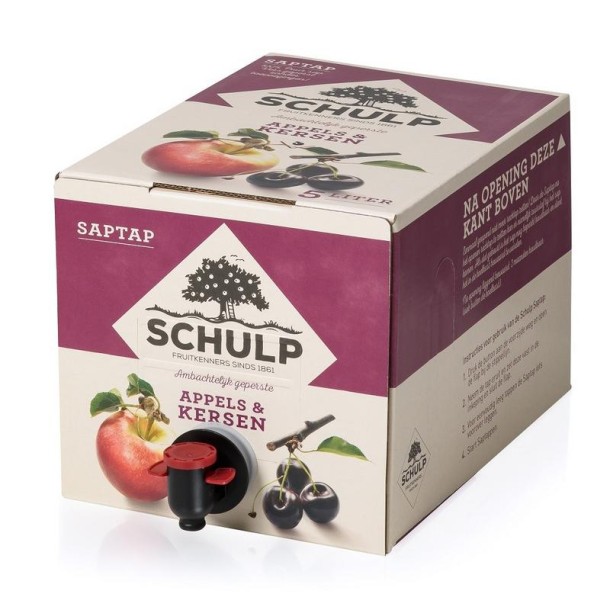 Schulp Appel & kersensap saptap (5 Liter)
