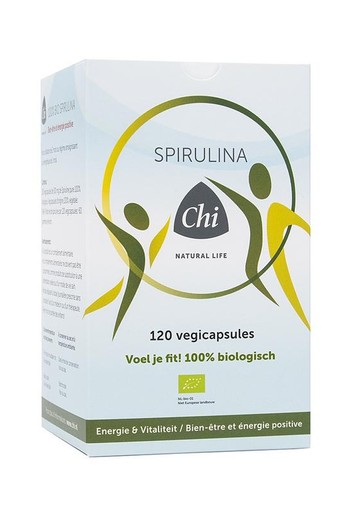 CHI Spirulina bio (120 Vegetarische capsules)