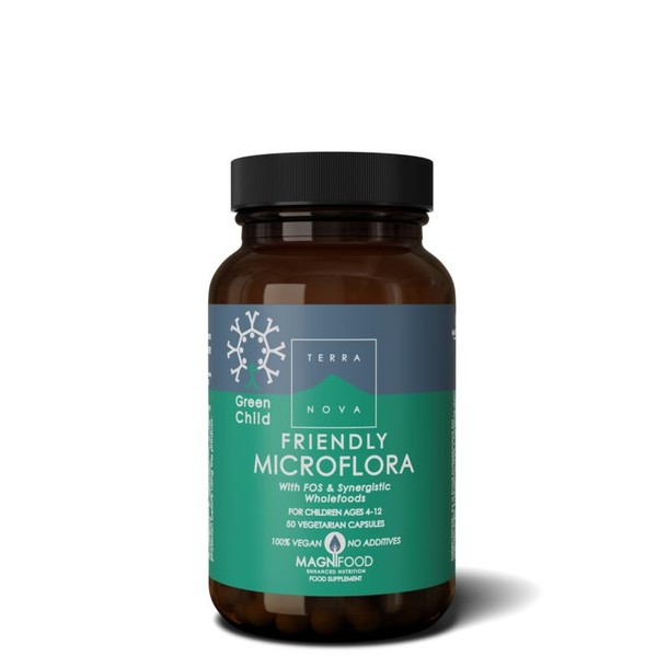 Terranova Green child friendly microflora (50 Vegetarische capsules)