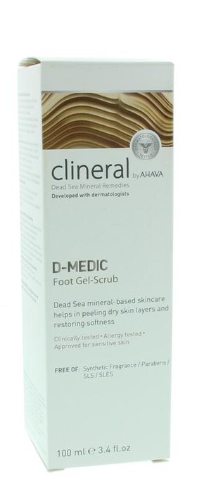 Ahava Clineral D-medic foot gel scrub (100 Milliliter)