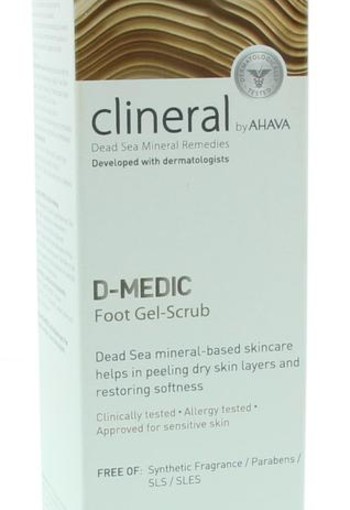 Ahava Clineral D-medic foot gel scrub (100 Milliliter)