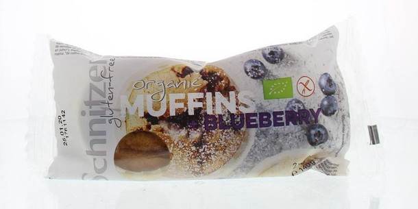 Schnitzer Muffin bosbessen bio (140 Gram)