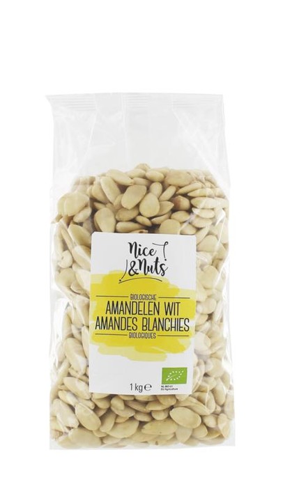 Nice & Nuts Amandelen wit bio (1 Kilogram)