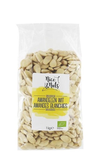 Nice & Nuts Amandelen wit bio (1 Kilogram)