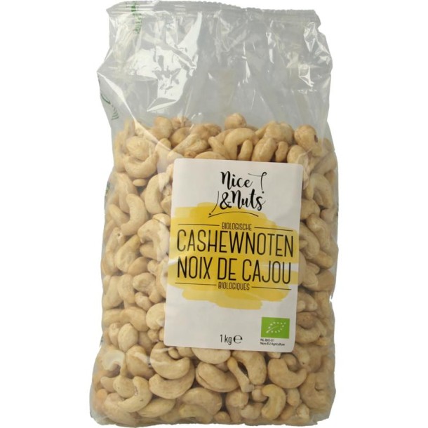 Nice & Nuts Cashewnoten rauw bio (1 Kilogram)