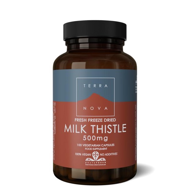 Terranova Milk thistle 500 mg (100 Vegetarische capsules)
