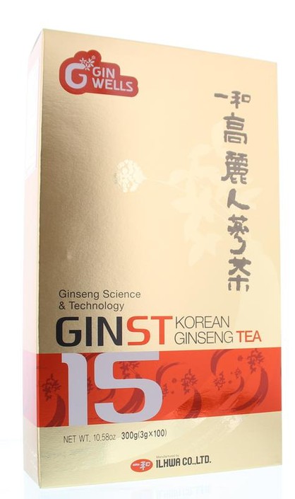 Ilhwa Ginst15 Korean ginseng tea (100 Zakjes)