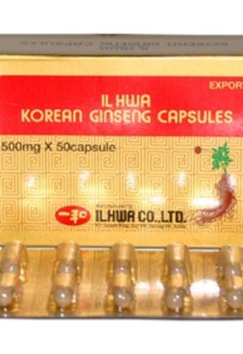 Ilhwa Korean ginseng capsule (50 Capsules)
