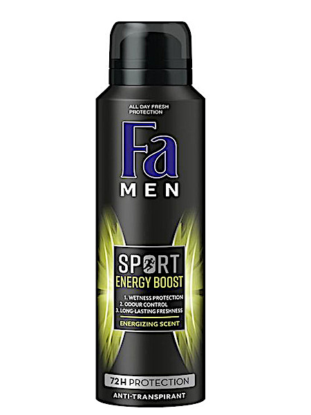 FA Men deodorant spray sport energy boost (150 Milliliter)